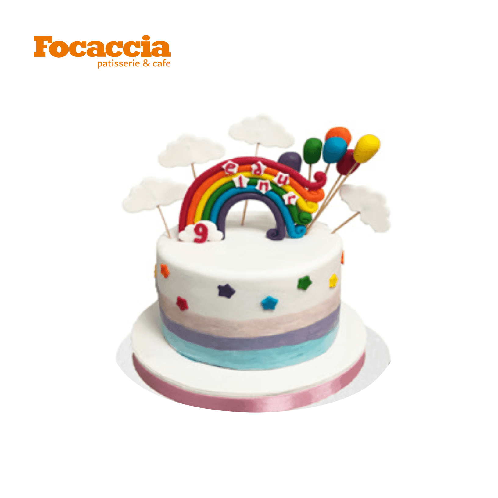 Bunte Regenbogen-Torte für unvergessliche Feiern