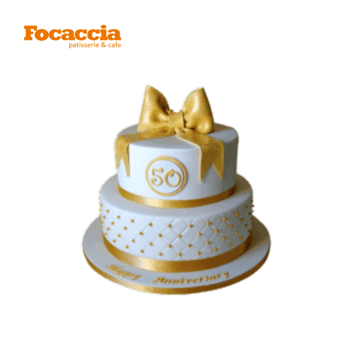 Elegante 50. Jubiläumstorte für unvergessliche Momente