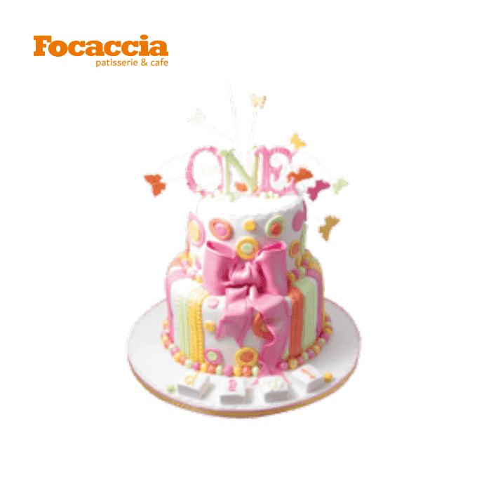 Einzigartige Torte zur ersten Geburtstagsparty